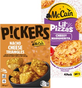 McCain-Pickers-or-Lil-Pizzas-230-400g on sale
