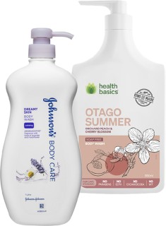 Johnsons-Body-Wash-1L-or-Health-Basics-950ml on sale