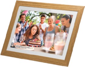 Jackson-Frameo-Smart-Photo-Frame-101-White-Oak-16GB on sale