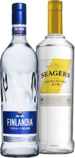 Finlandia+Vodka+or+Seagers+Dry+or+Lime+Twisted+Gin+1L