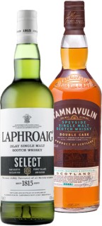 Laphroaig+Select+Cask+Single+Malt+Whisky+or+Tamnavulin+Single+Malt+Whisky+Range+700ml