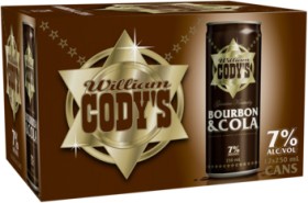 Codys-Cola-7-12-x-250ml-Cans on sale