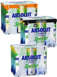 NEW-Absolut-Sprite-Range-6-x-250ml-Cans on sale