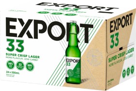 Export-33-24-x-330ml-BottlesCans on sale