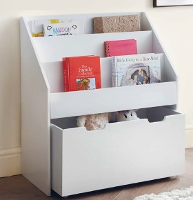 Kids-Home-Bookself-with-Toy-Storage-and-Wheels on sale
