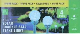 Stainless-Steel-Solar-Crackle-Ball-Stake-Light-4-Pack-38cm on sale
