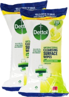 Dettol+Surface+Wipes+110+Pack