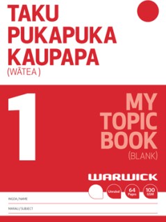Warwick-My-Learning-Exercise-Book-My-Topic-Book-1 on sale