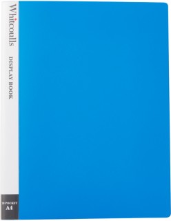 Whitcoulls+A4+20+Pocket+Display+Book+-+Blue