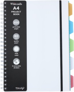 Whitcoulls+A4+Project+Book+-+Clear