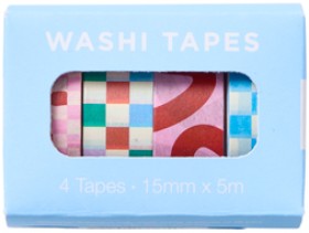 Noted+Brights+Pack+of+4+Washi+Tapes