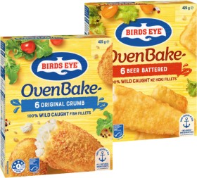 Birds-Eye-Oven-Bake-Fish-Fillets-425g on sale