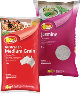 SunRice+Medium+Grain%2C+Jasmine+or+Brown+5kg