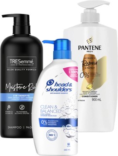 Pantene-900ml-Head-Shoulders-550600ml-Tresemm-940ml on sale
