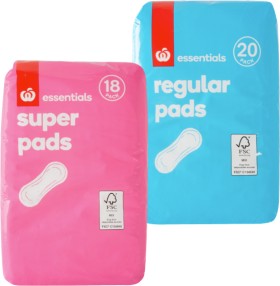 Essentials+Pads+Super+18+Pack+or+Regular+20+Pack