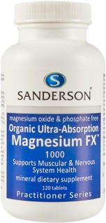 Sanderson+Organic+Ultra-+Absorption+Magnesium+FX+120s