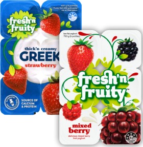 Freshn-Fruity-Yoghurt-Regular-or-Greek-6-Pack on sale