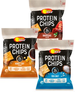 SunRice-Protein-Chips-50g on sale