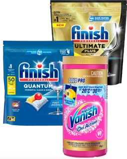 Finish+Dishwashing+Tablets+45%2C+46%2C+50s+or+Vanish+Gold+Pro+2kg