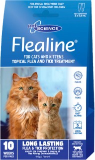 Pet+Science+Flealine+Cat+0.5ml+2+Pack