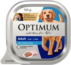 Optimum-Dog-Food-Tray-100g on sale