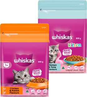 Whiskas-Dry-Cat-Food-800g on sale