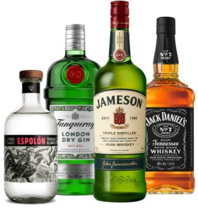 Espol%26ograve%3Bn+Tequila+Blanco+or+Reposado+700ml%2C+Tanqueray+London+Dry+Gin+1L%2C+Jameson+Irish+Whiskey+1L+or+Jack+Daniel%26rsquo%3Bs+Whiskey+1L