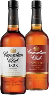 Canadian-Club-Whisky-or-Spiced-Whisky-1L on sale
