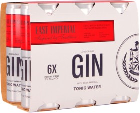 East-Imperial-London-Gin-Tonic-Range-7-6-x-250ml-Cans on sale