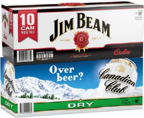 Jim-Beam-Cola-48-Canadian-Club-Dry-or-Soda-Lime-48-10-x-330ml-Cans on sale