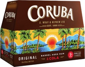 Coruba+%26amp%3B+Cola+5%25+10+x+330ml+Bottles