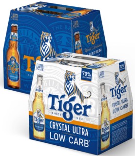 Tiger+or+Tiger+Crystal+Ultra+Low+Carb+12+x+330ml+Bottles
