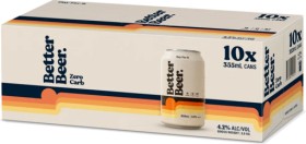 Better+Beer+Zero+Carb+Lager+10+x+355ml+Cans