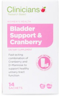 Clinicians+Bladder+Supp.W%2FCran+2g+Sachet+14