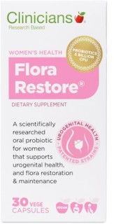 Clinicians-Flora-Restore-30-Capsules on sale