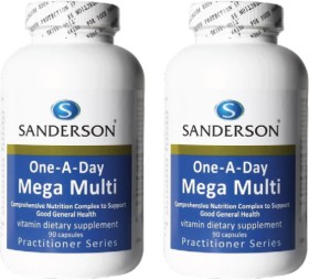 Sanderson-1-A-Day-Mega-Multivitamin-90-Capsules on sale