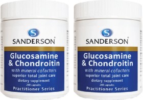 Sanderson+Glucosamine+%26amp%3B+Chondroitin+With+Mineral+Cofactors+200+Capsules