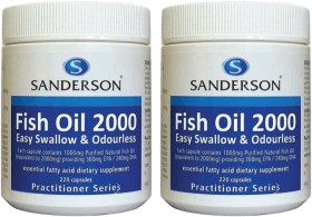 Sanderson+Odourless+Fish+Oil+2000+220+Capsules