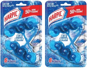 Harpic+Blue+Power+Atlantic+Burst+Toilet+Block+Cleaner+2+Pack