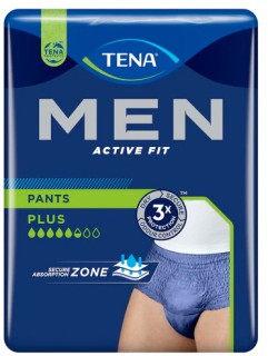 Tena+Men+Active+Fit+Pant+Plus+Navy+Large+8+Pack