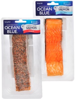 Ocean-Blue-Hot-Smoked-Salmon-160g on sale