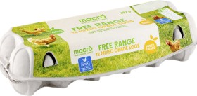 macro+Free+Range+Mixed+Grade+Eggs+12+Pack