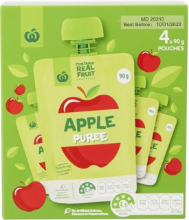 Woolworths+Apple+Puree+Pouch+4+Pack