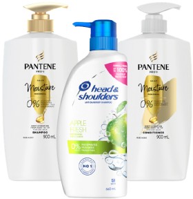 Pantene-900ml-Head-Shoulders-550660ml-Shampoo-or-Conditioner on sale