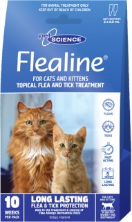 Pet+Science+Flealine+Cat+0.5ml+2+Pack