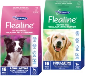 Pet+Science+Flealine+Small%2FMed%2FLarge+Dog+2+Pack