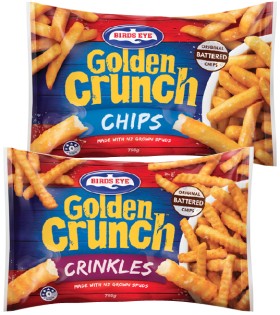 Birds+Eye+Golden+Crunch+Fries+or+Wedges+750g