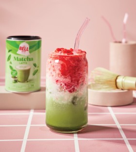 Bell-Strawberry-Iced-Matcha-Latte on sale