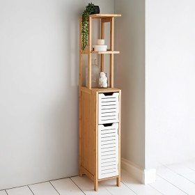 Bathroom-Collection-Bamboo-Narrow-Storage-Cabinet on sale