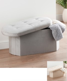 Curved+Velvet+Ottomans